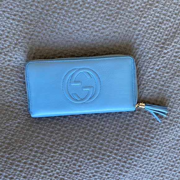 Gucci Soho Wallet in Mineral Blue - Picture 8 of 8